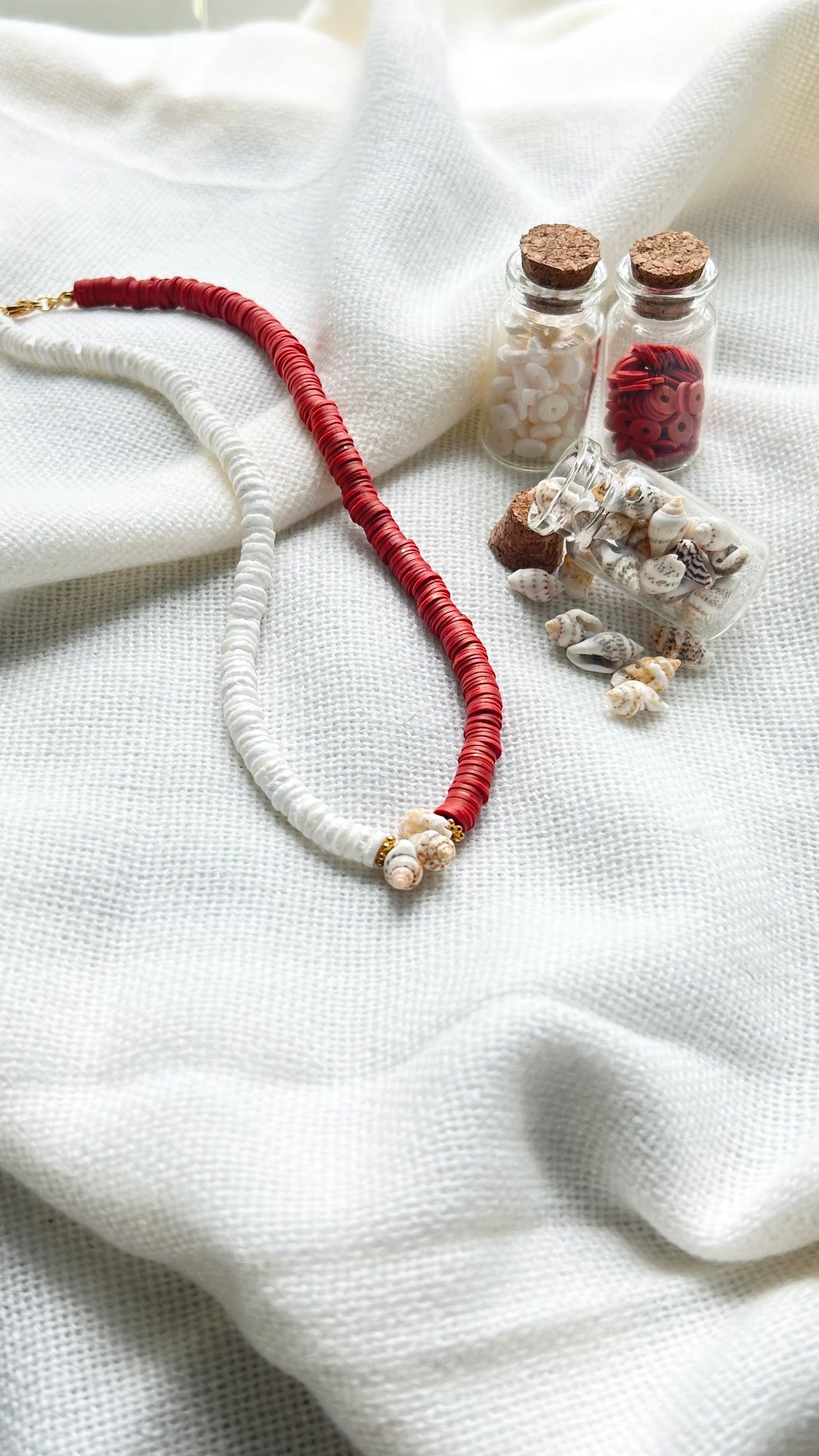 Sandy Sunset Beaded Necklace